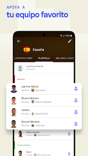 Captura de pantalla de Sofascore: Deportes en directo