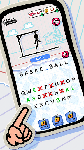 Galgenmännchen - für 2 Spieler Screenshot