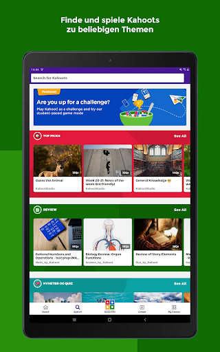 Kahoot! Spaß mit Quizspielen Screenshot
