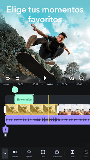 Captura de pantalla de Splice: Editor de Video y Foto