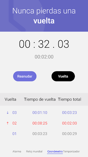 Captura de pantalla de Despertador