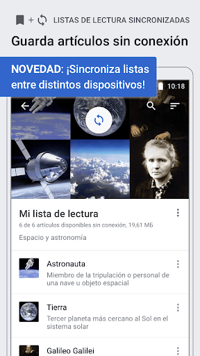 Captura de pantalla de Wikipedia