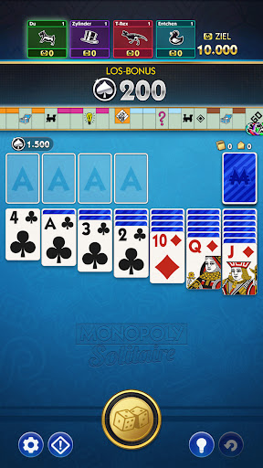 MONOPOLY Solitaire Kartenspiel Screenshot