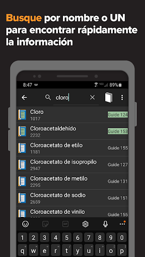 Captura de pantalla de GRE para Android