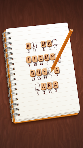 Captura de pantalla de Colorwood Words: Rompecabezas