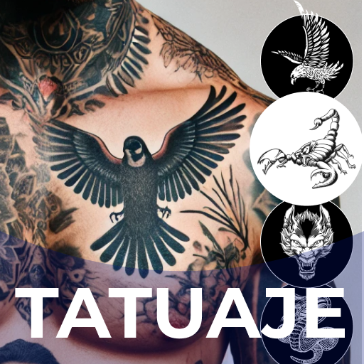 Icono de Simular y Diseñar Tatuajes