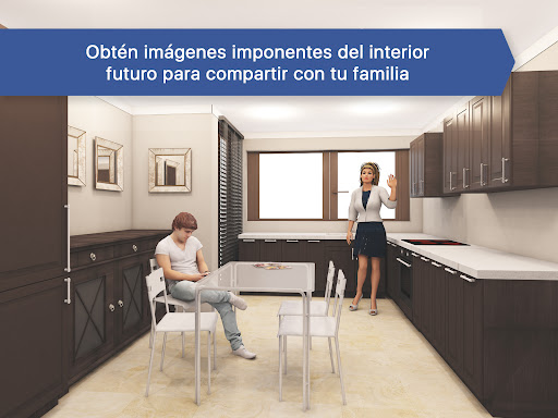 Captura de pantalla de Diseñador de cocina en 3D