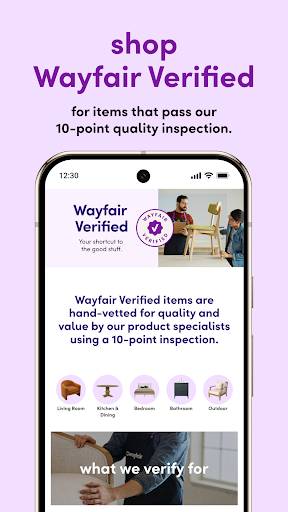 Captura de pantalla de Wayfair - Shop All Things Home