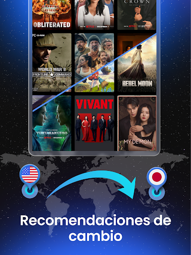 Captura de pantalla de VPN Lumos: VPN fácil de usar