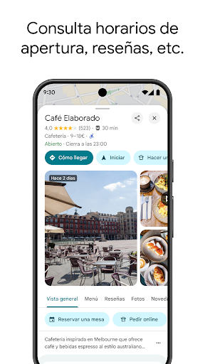 Captura de pantalla de Google Maps