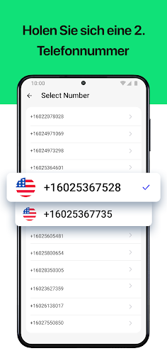 Zweite Telefonnummer - 2Number Screenshot