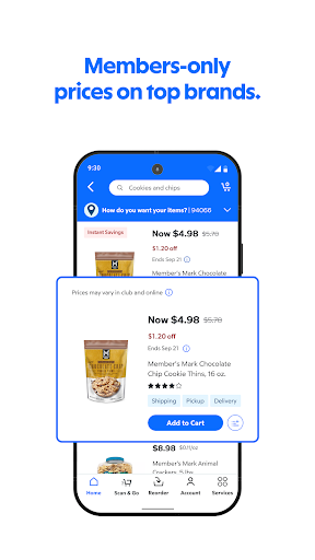 Captura de pantalla de Sam's Club: Shopping & Savings