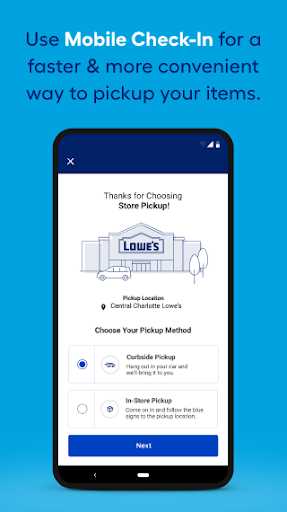 Captura de pantalla de Lowe's