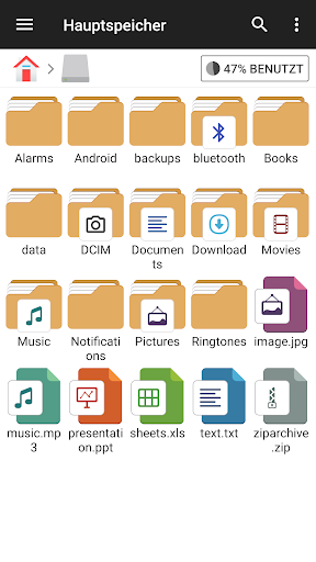 Dateimanager Screenshot
