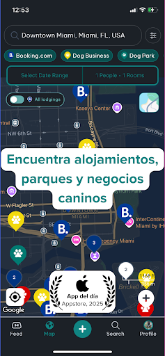 Captura de pantalla de DogPack: Parques, perros y más