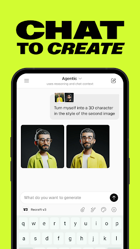 Captura de pantalla de Recraft: AI Images and Videos