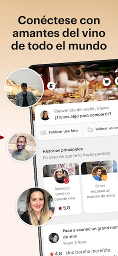 Captura de pantalla de Vivino:Compra el vino correcto