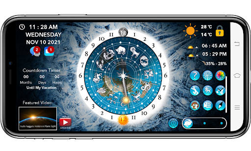 Flat Earth Sun & Moon Clock screenshot