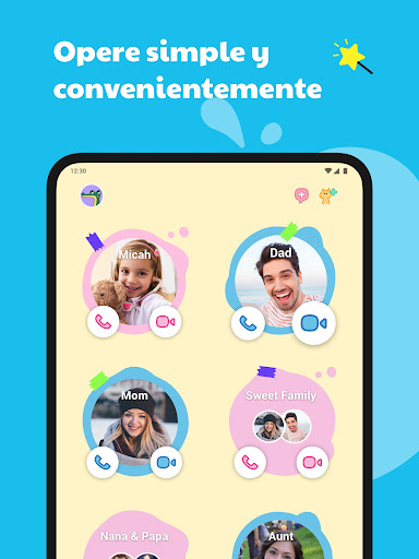 Captura de pantalla de JusTalk Kids Messenger