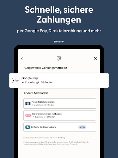 Remitly: Geld senden Screenshot