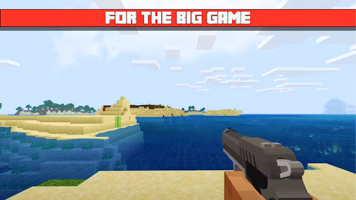 Captura de pantalla de Gun Mod for Minecraft PE