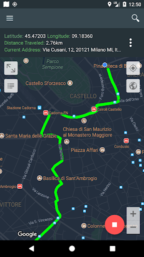 Captura de pantalla de Mi ubicación: mapas GPS
