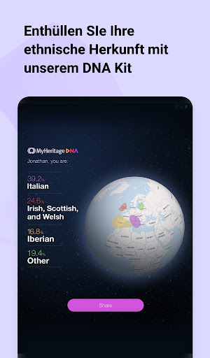 MyHeritage: Stammbaum & DNA Screenshot