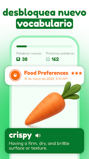 Captura de pantalla de Learna: Aprende & Habla Inglés