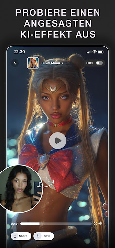 Glam AI Video & Foto Erstellen Screenshot