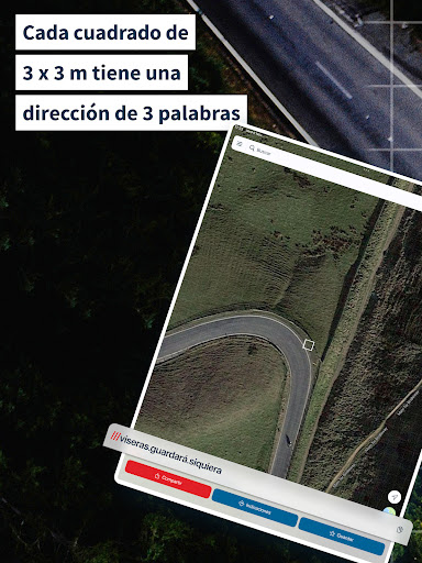 Captura de pantalla de what3words