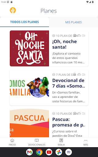 Captura de pantalla de Nuestro Pan Diario