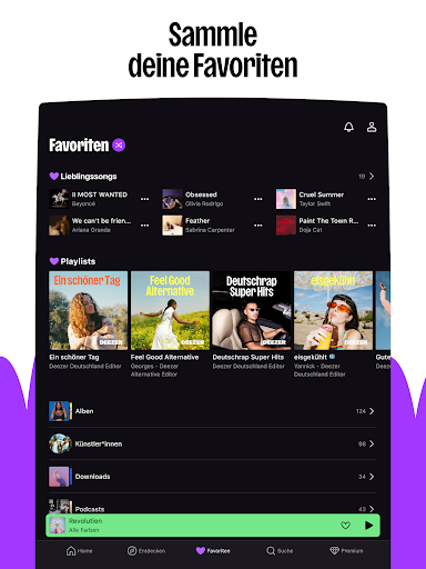Deezer: Musik & Hörbücher Screenshot