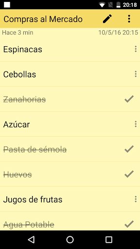 Captura de pantalla de ColorNote Bloc de notas Notas