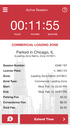 Captura de pantalla de ParkChicago®