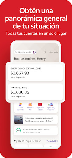 Captura de pantalla de Wells Fargo Mobile®