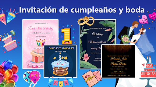 Captura de pantalla de Tarjeta Invitaciones digitales