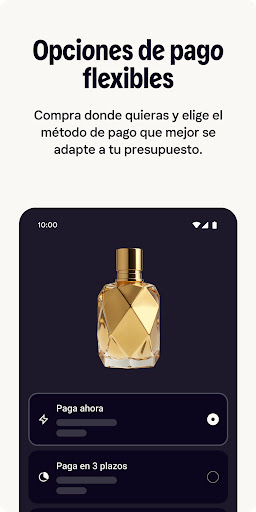 Captura de pantalla de Klarna: Pagos más inteligente