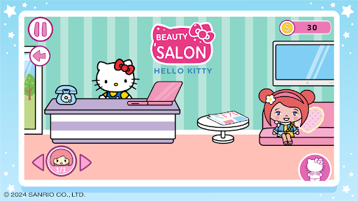 Captura de pantalla de Hello Kitty: Salón de Belleza