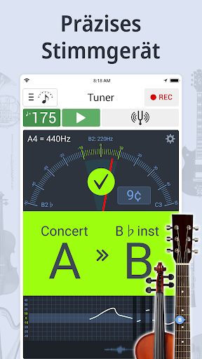 Stimmgerät & Metronom Screenshot