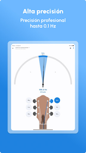 Captura de pantalla de Afinador de Guitarra LikeTones