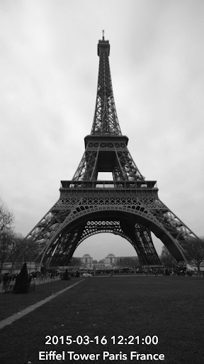 Captura de pantalla de Timestamp Camera