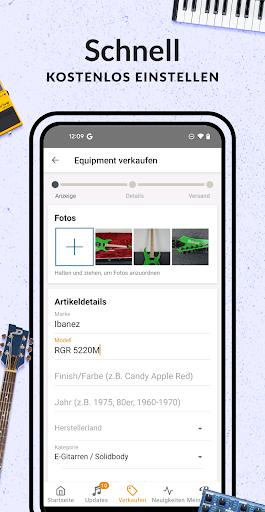 Reverb.com - Musikinstrumente Screenshot