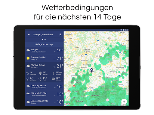 Clime: Regen- und Wetterradar Screenshot