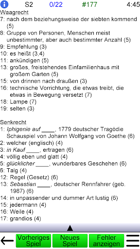 Deutsches Kreuzworträtsel Screenshot
