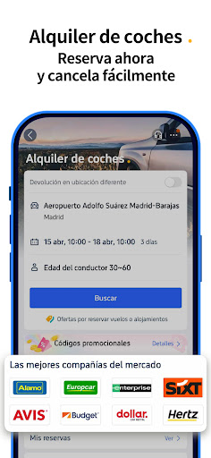Captura de pantalla de Trip.com: Vuelo, Tren y Hotel