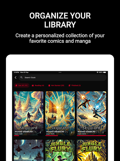 Comic Reader CBR, CBZ & PDF screenshot