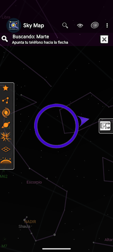 Captura de pantalla de Sky Map: Mapa del cielo