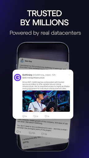 GoMining: BTC Mining & Card Screenshot