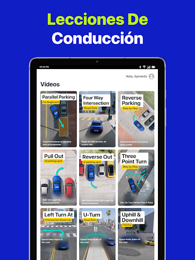 Captura de pantalla de Prueba práctica DMV 2026