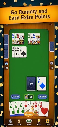 Captura de pantalla de Rummy - Classic Card Game